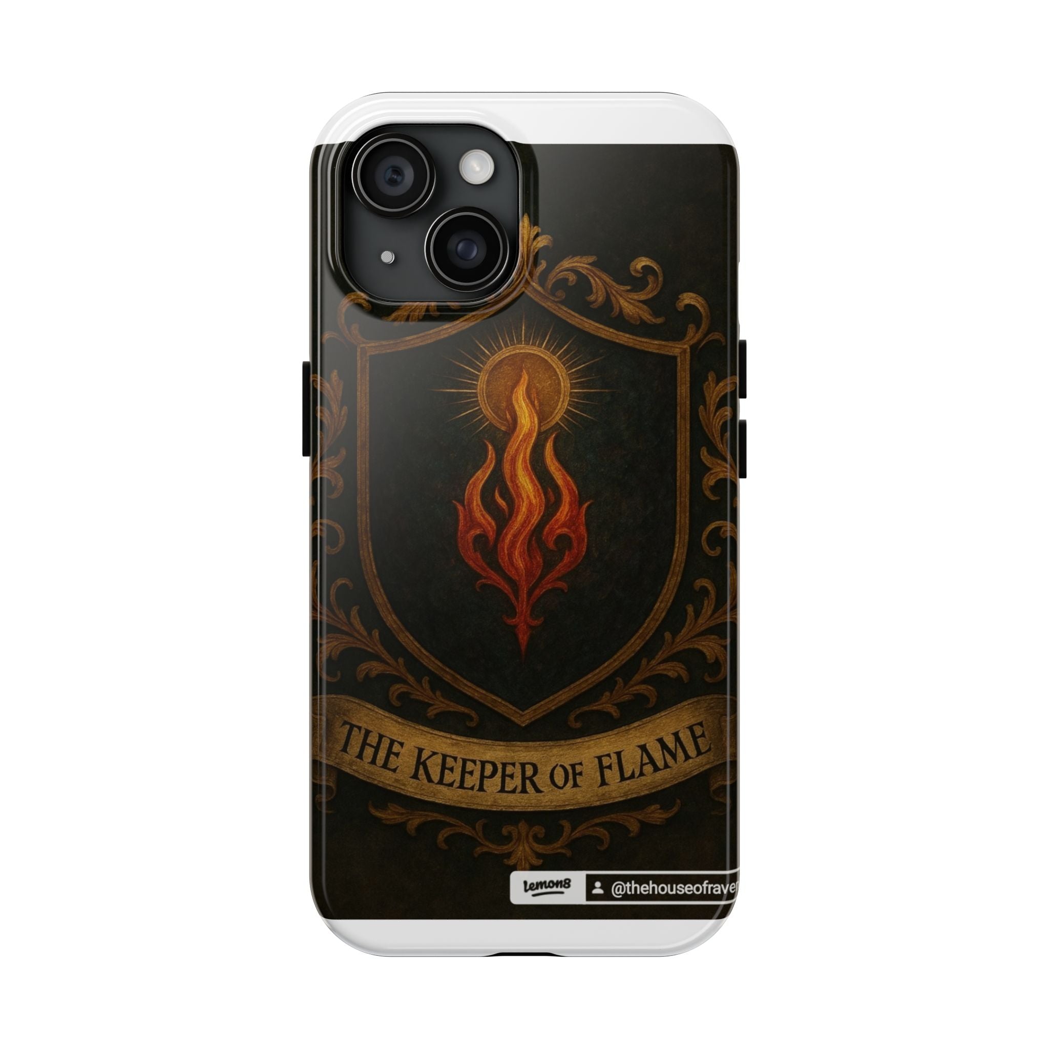 Elegant Keeper of Flame Phone Case - Tough and Stylish, Perfect Gift for Fire Enthusiasts, Holidays, and Daily Use