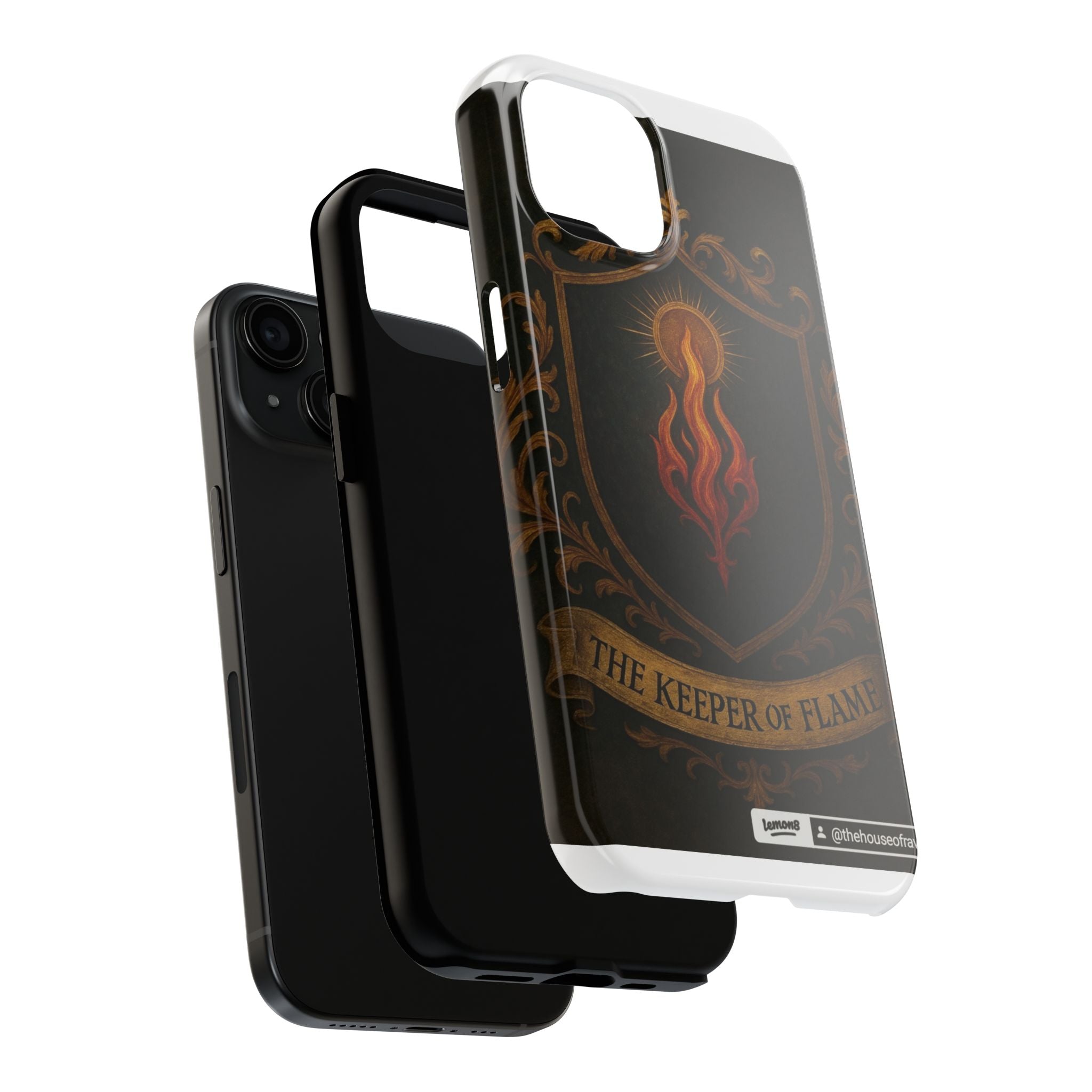 Elegant Keeper of Flame Phone Case - Tough and Stylish, Perfect Gift for Fire Enthusiasts, Holidays, and Daily Use